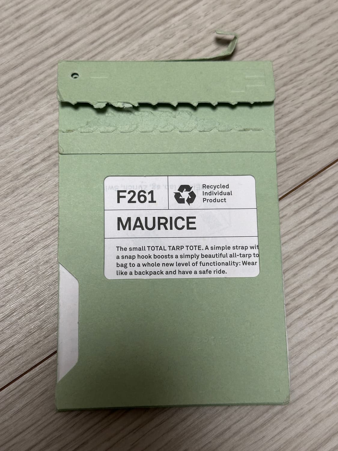 프라이탁 F261 MAURICE 토탈 타프 토트백 상품이미지6