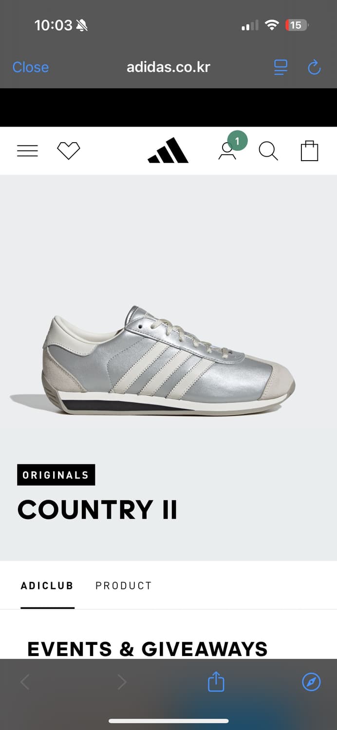 Adidas country 2 상품이미지5