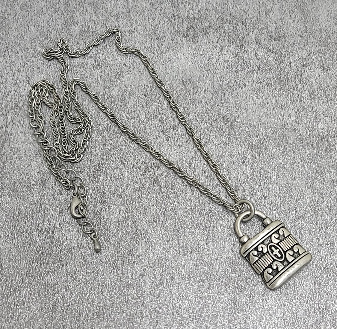 cross lock necklace 상품이미지5