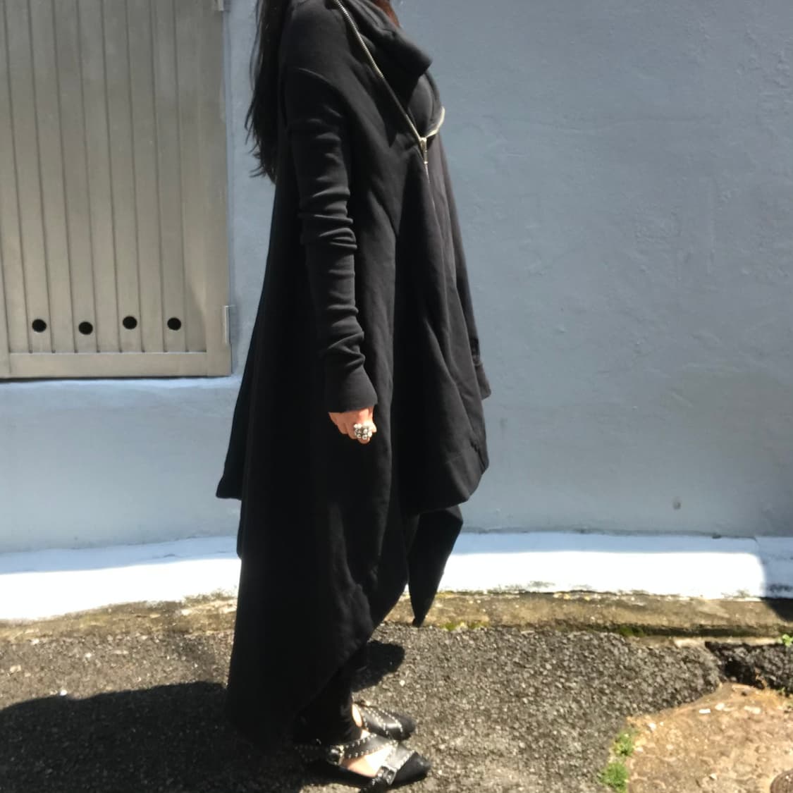 릭오웬스 롱 니트 집업 카디건 상품이미지5