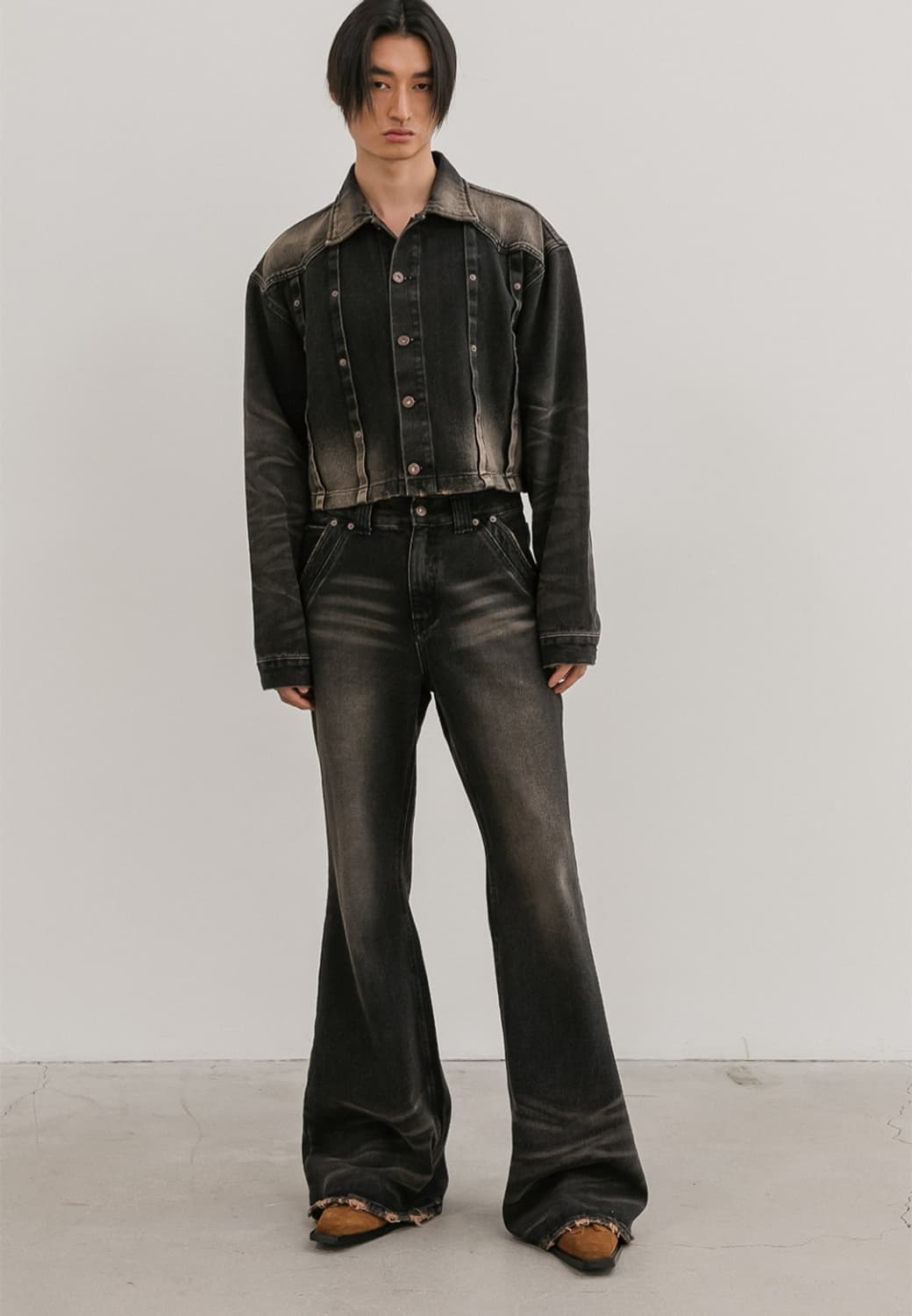 [구매글] ESC STUDIO 데님 크롭자켓 블랙 색상 구입합니다 상품이미지5