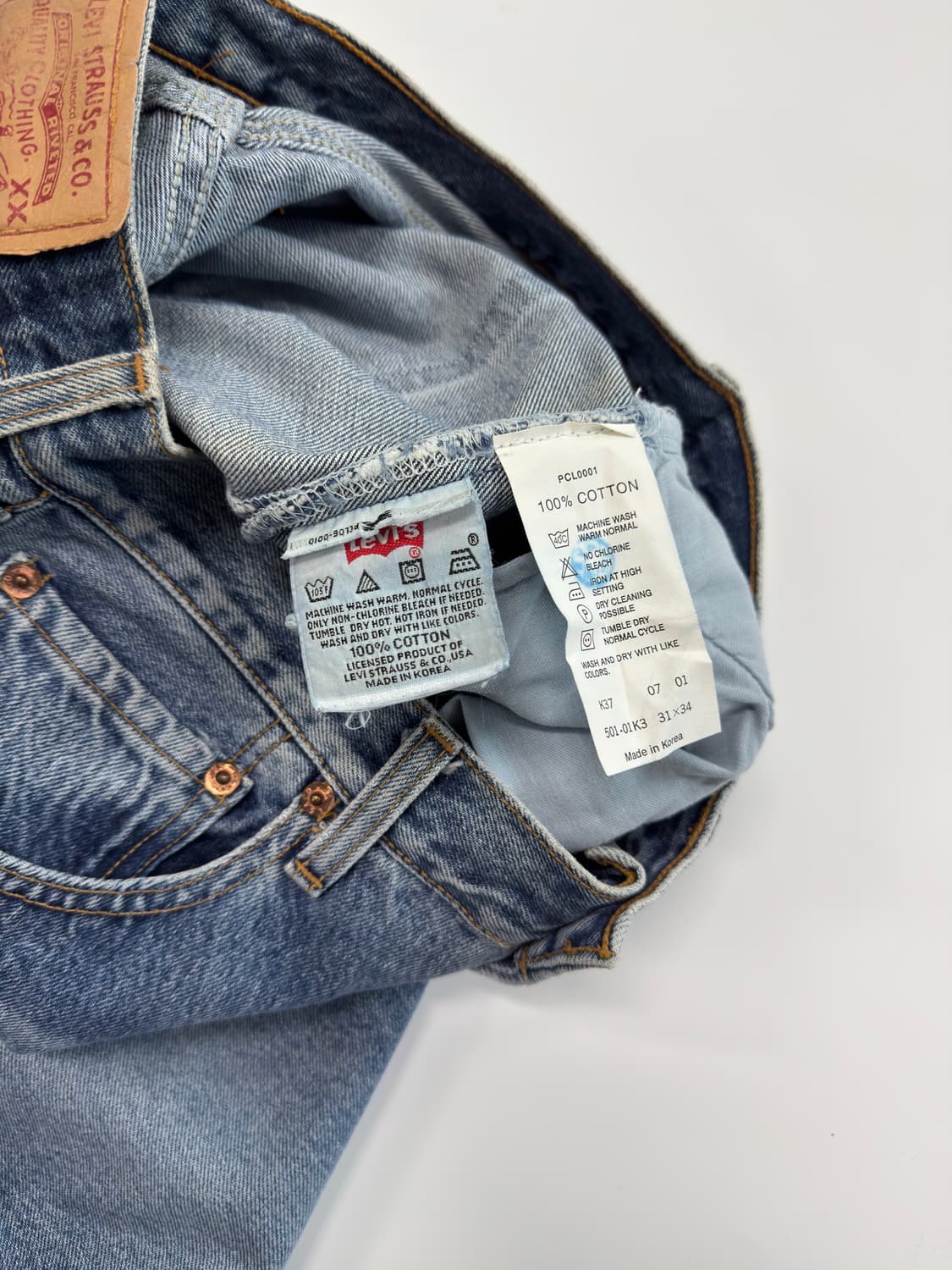 리바이스 501 데님팬츠 31 x 34 상품이미지5