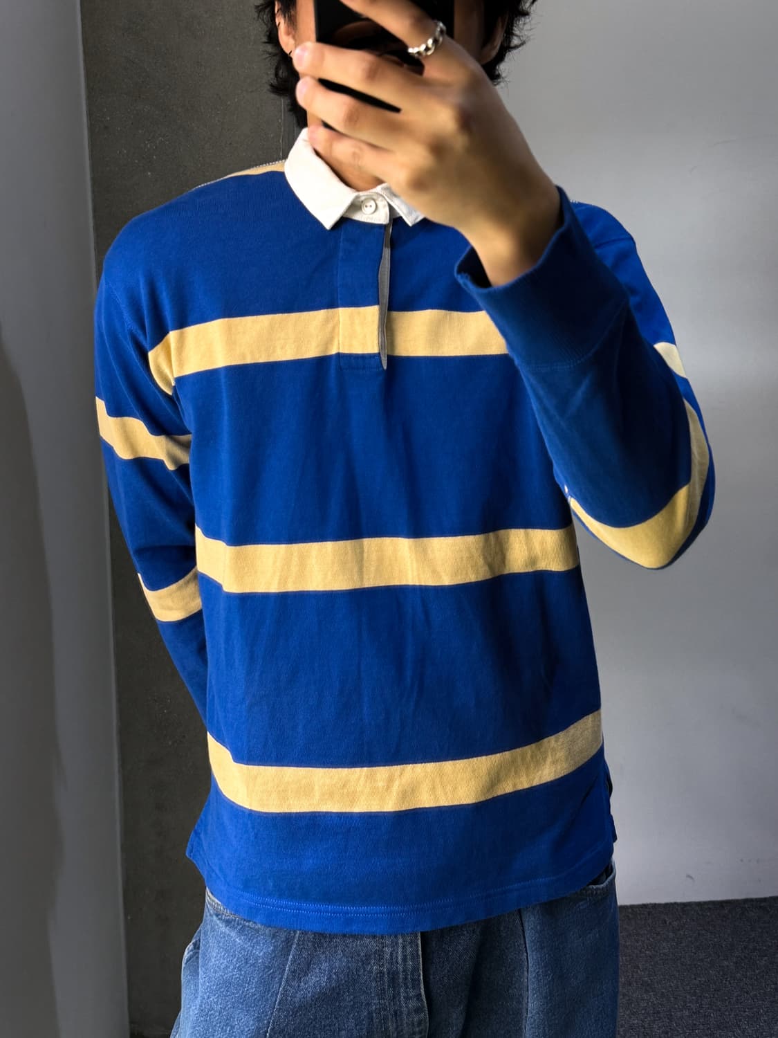 드레익스 스트라이프 럭비 셔츠 상품이미지2