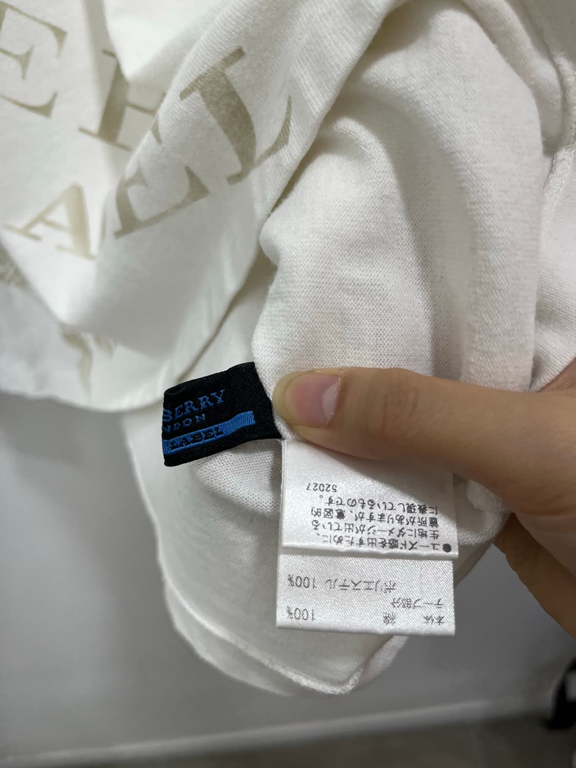 버버리 블루라벨 로고 프린팅 롱슬리브 상품이미지7