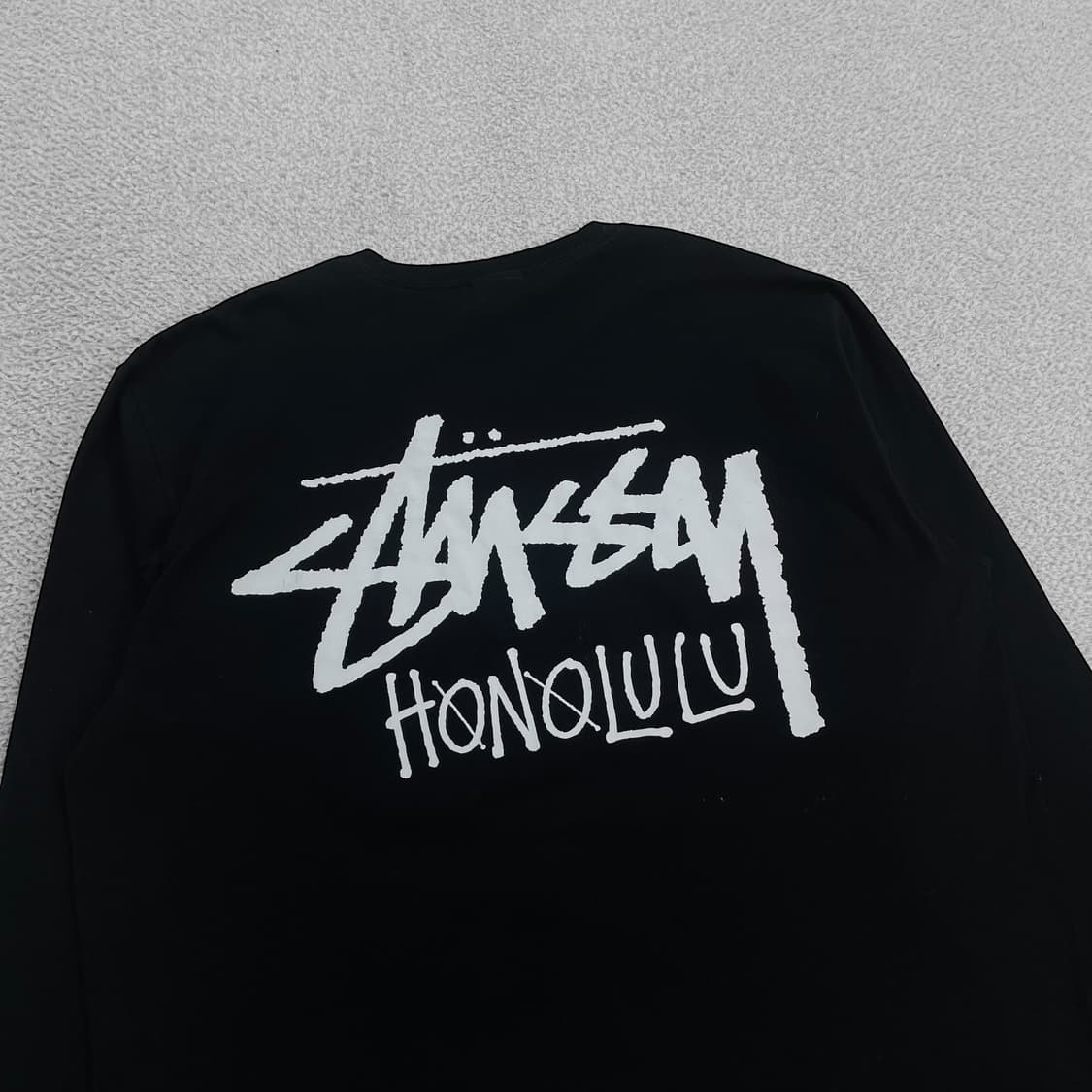 스투시 Stussy 호놀룰루 롱슬리브 블랙 상품이미지3