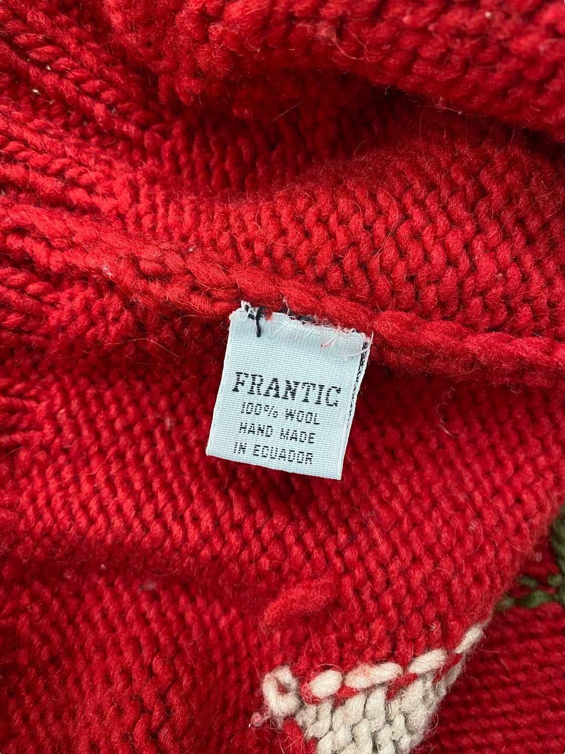 Frantic 핸드니트 울 지퍼 스웨터  상품이미지8