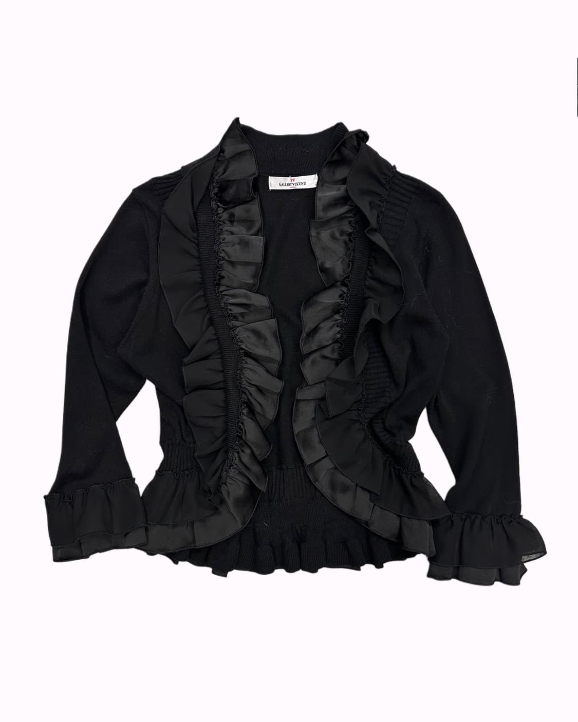 ruffle collar knit cardigan 상품이미지1