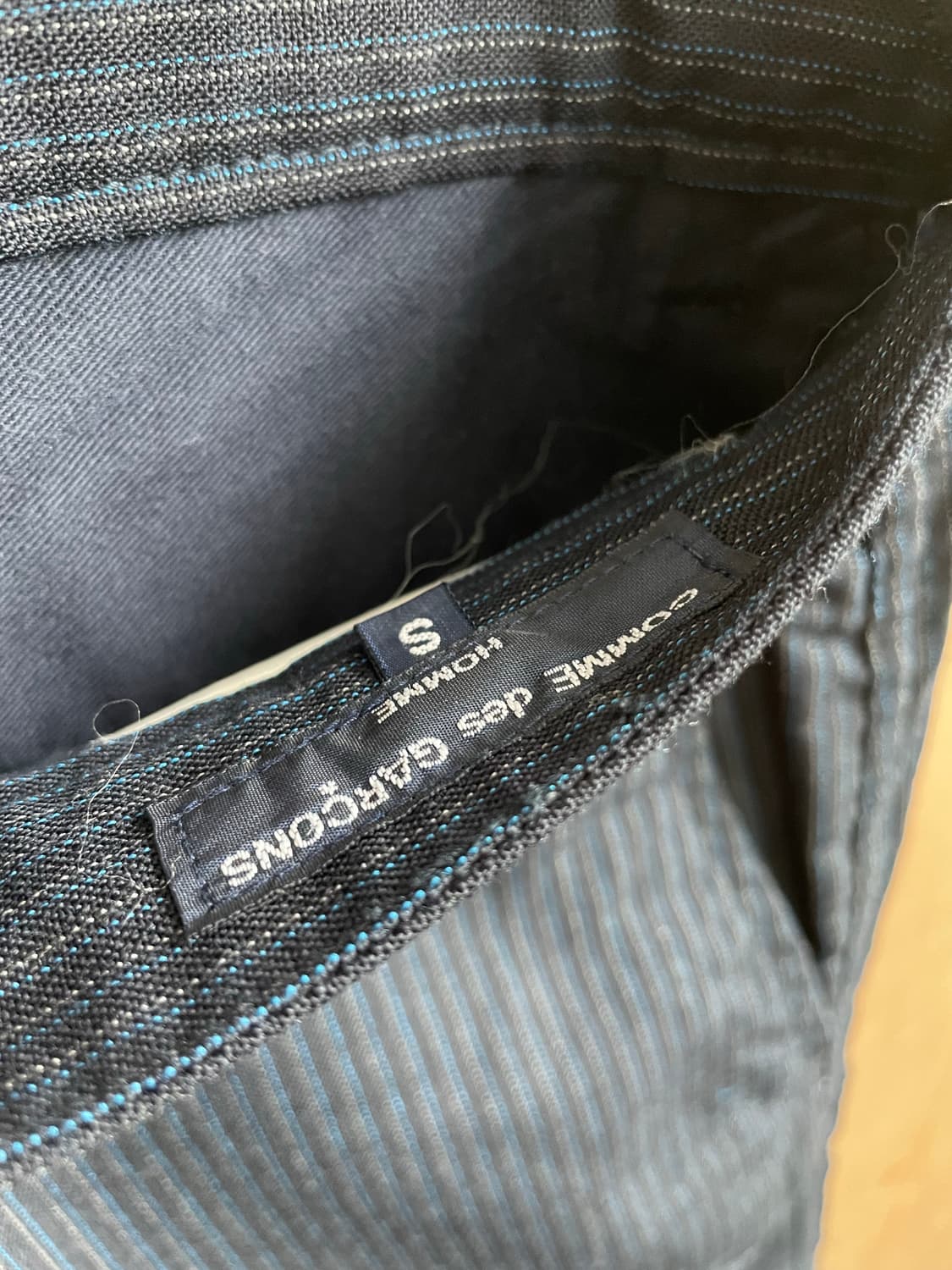 꼼데가르송 옴므 스트라이프 팬츠 상품이미지5