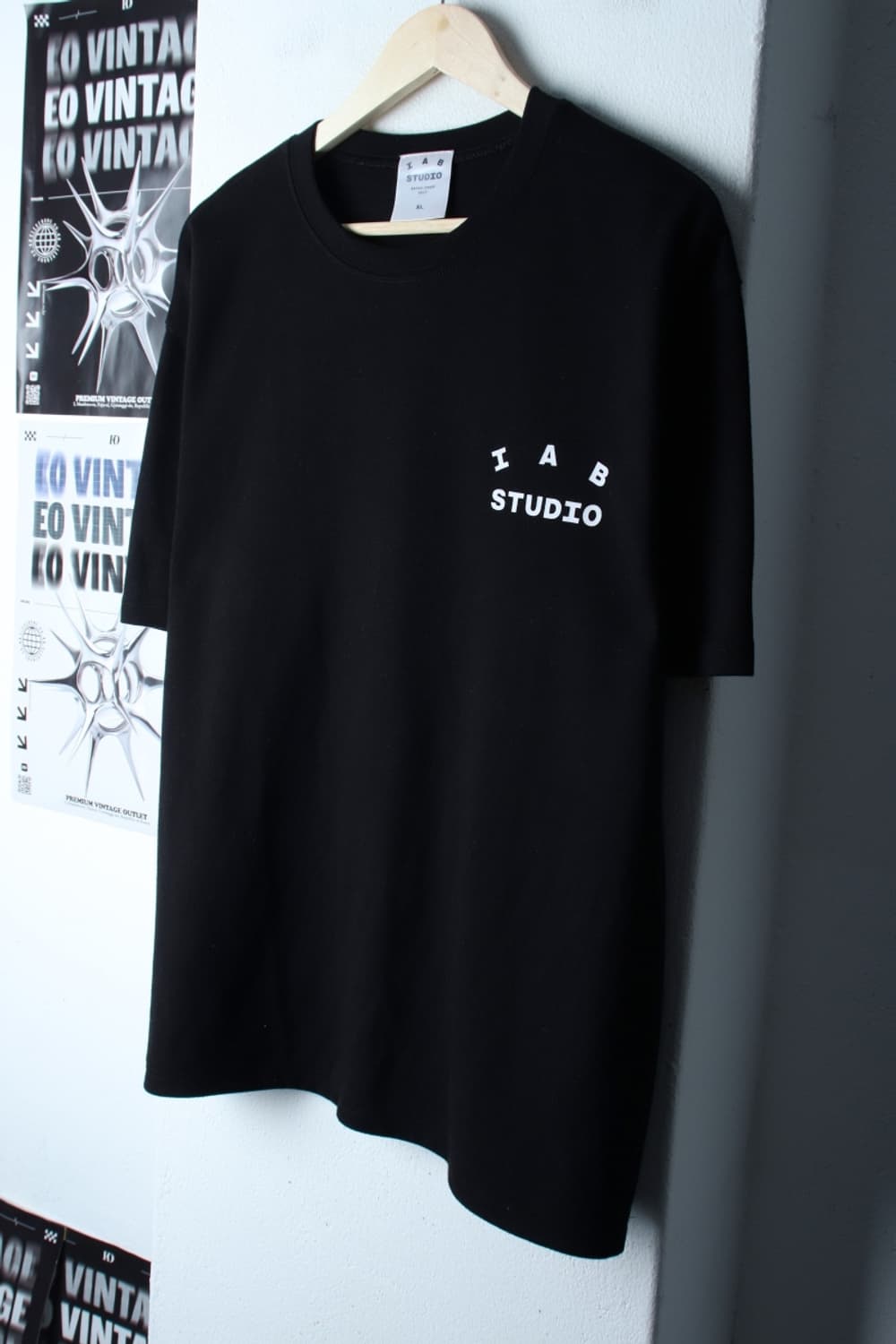 (XL-2XL) 아이앱 스튜디오 반팔 티셔츠 10주년 빅로고-H31558 상품이미지1