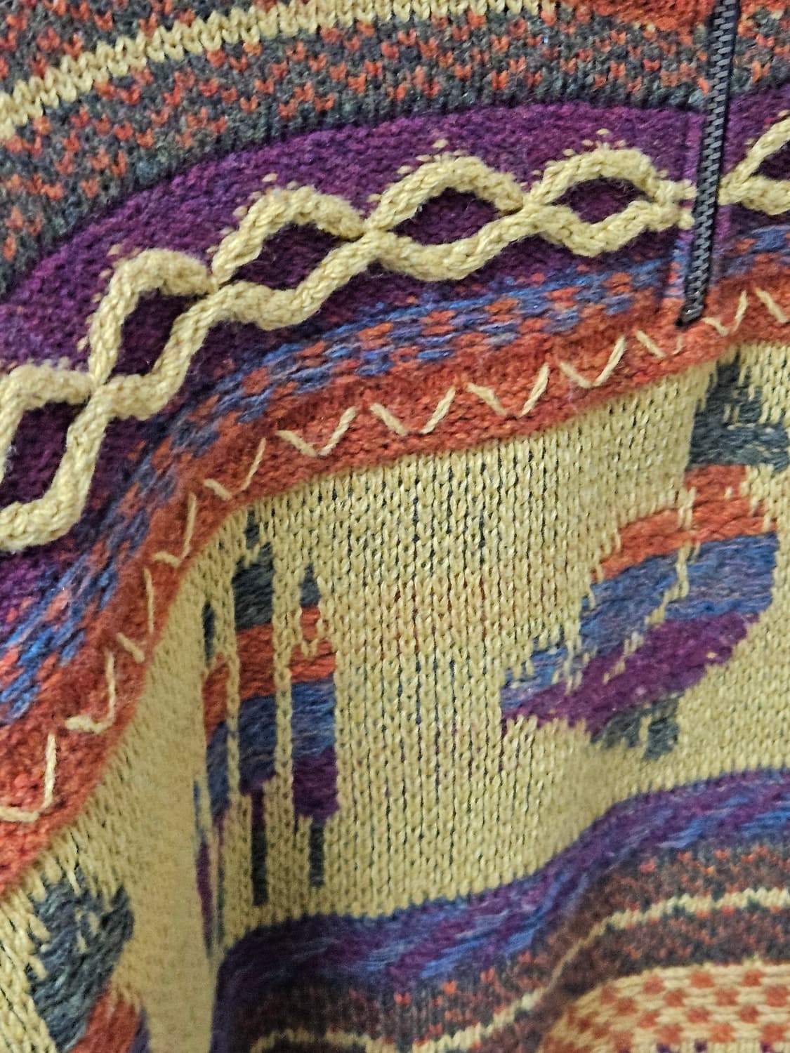 스노위피크 뉴질랜드 빈티지 반집업 니트/snowypeak 상품이미지4