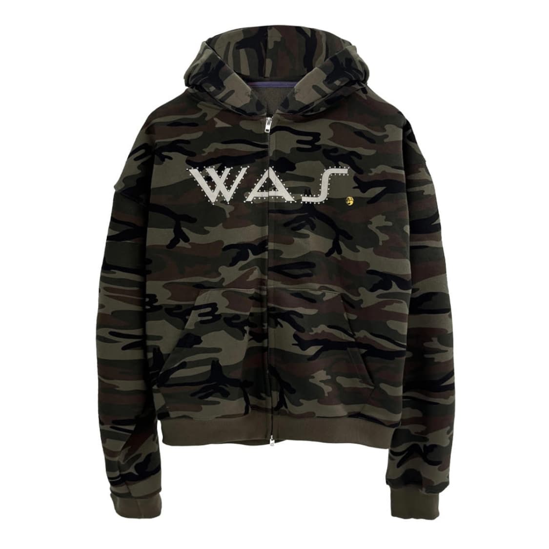 워즈 was 카모 후드집업 1사이즈 상품이미지1