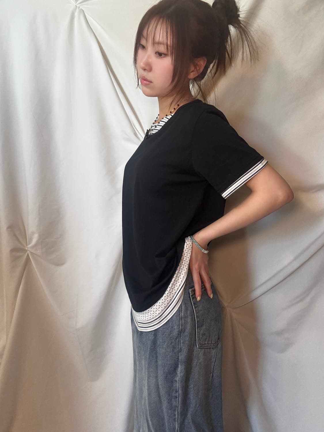 레이어드 티셔츠 상품이미지4