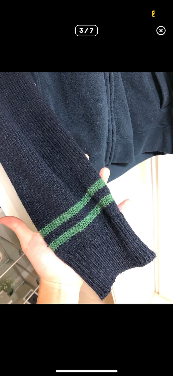 꼼데 후리스 후드집업 상품이미지3