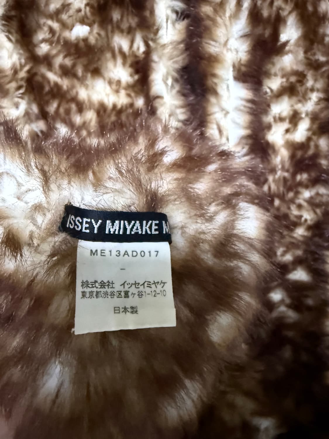 Issey Miyake Men fw 2001 퍼 스카프 상품이미지6