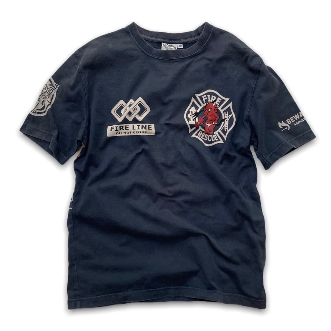 테드 컴퍼니 FIRE LINE 프린팅 반팔 티셔츠 상품이미지3