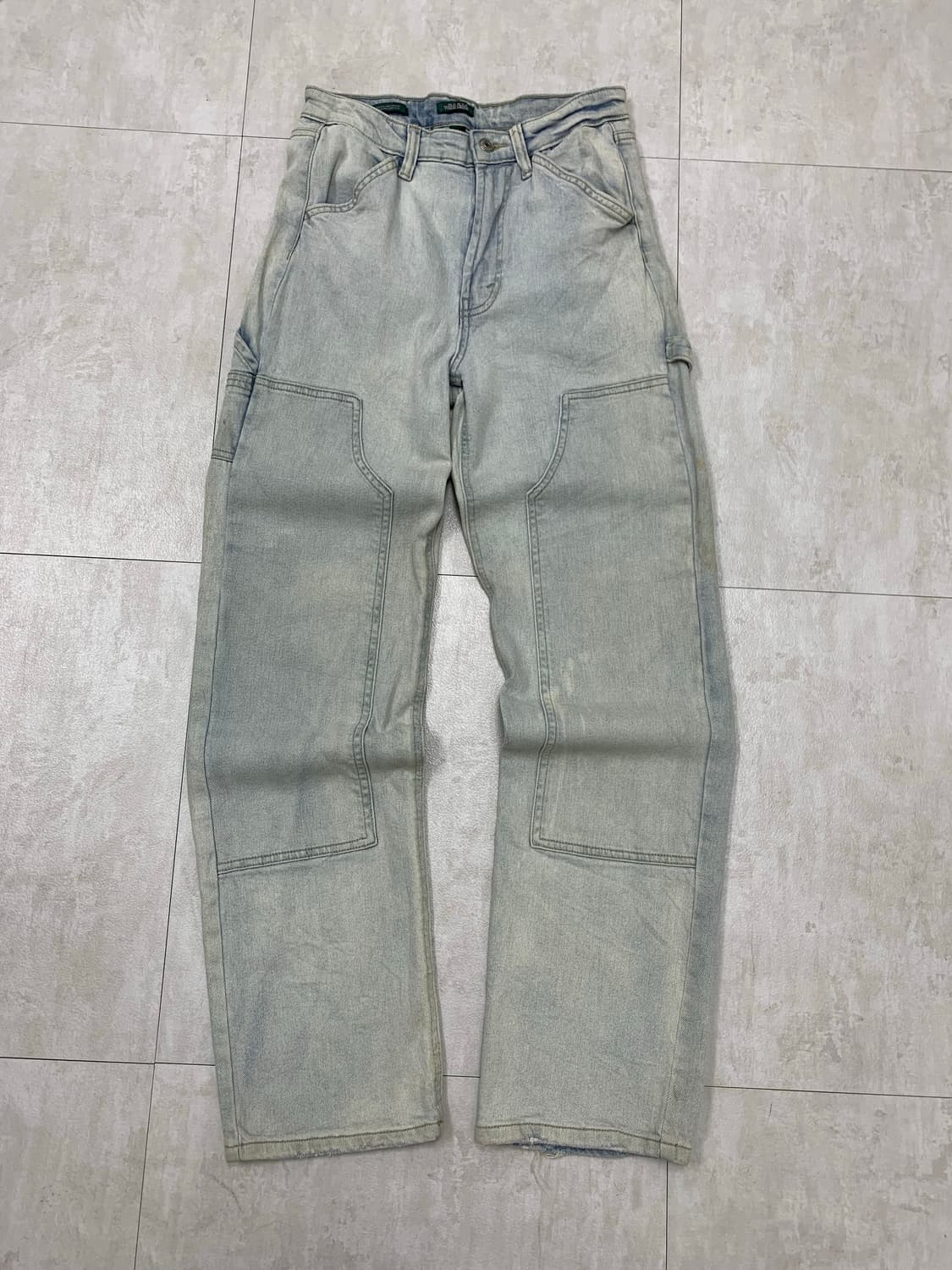 Wild fable 연청 더블니 팬츠 #349 상품이미지1