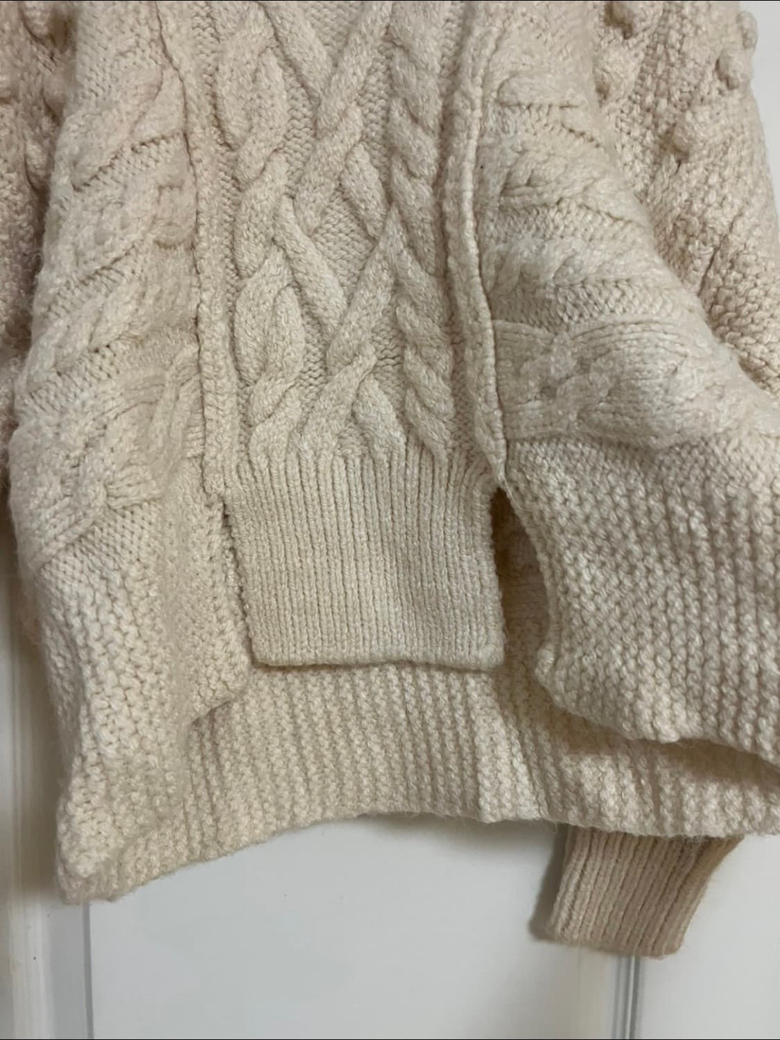 자라 아이보리 니트 상품이미지2