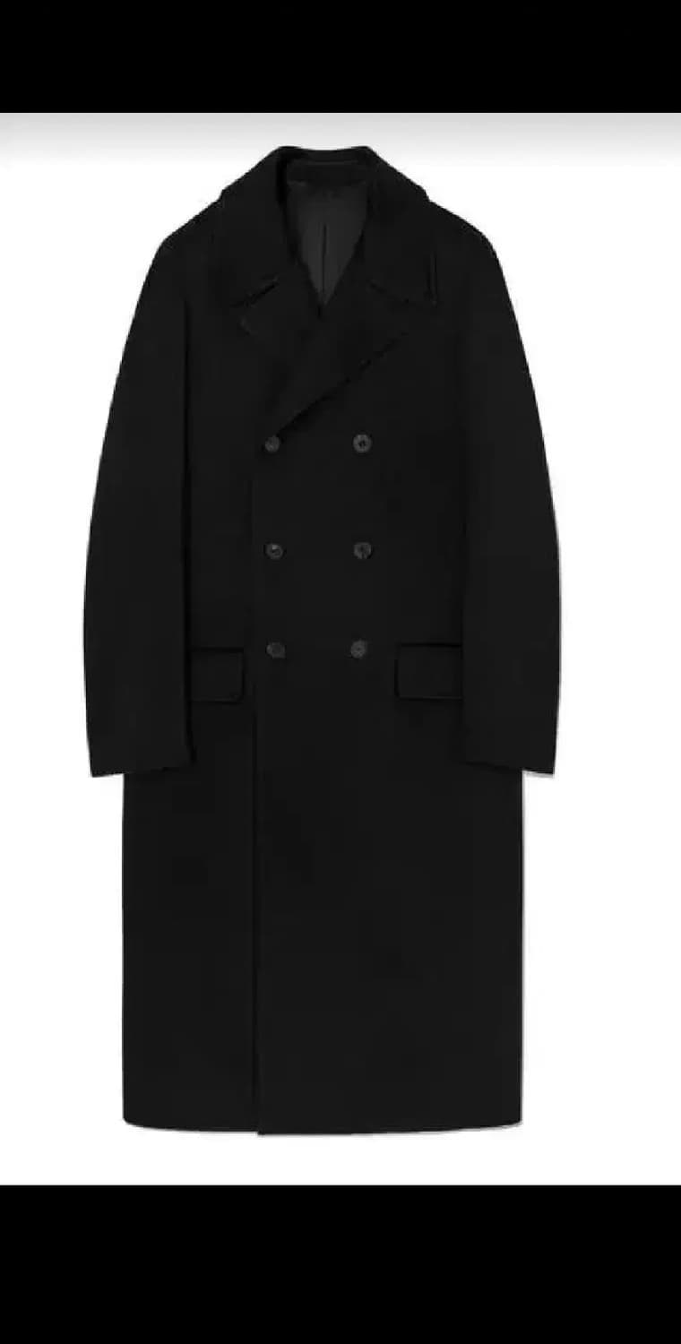 [48]마마가리 봉코트(Bonb Oversize Coat) 블랙 새 상품 상품이미지1