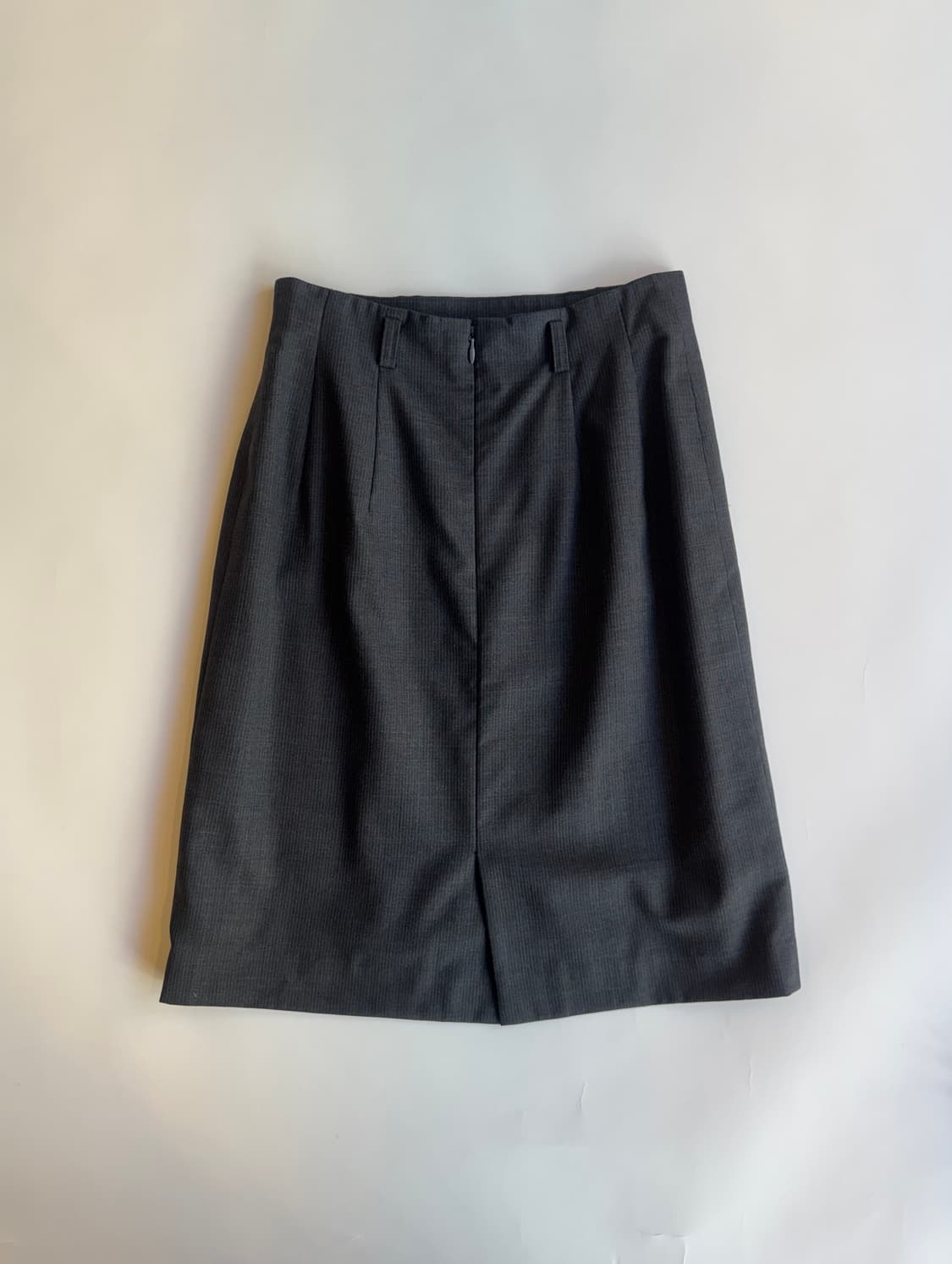 COMME CA DU MODE 스트라이프 그레이 스커트 상품이미지2