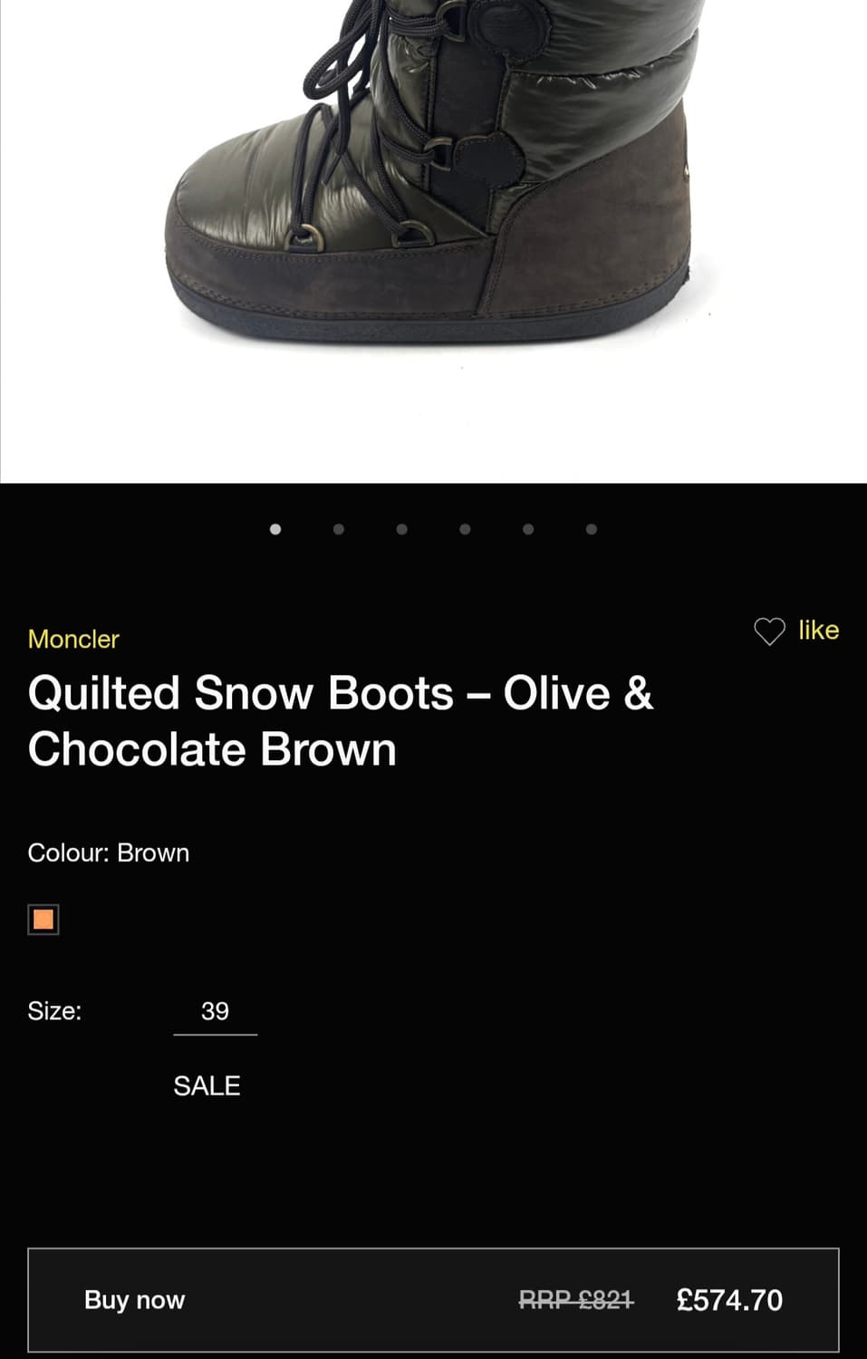 몽클레어 패딩 스노우 부츠 상품이미지2