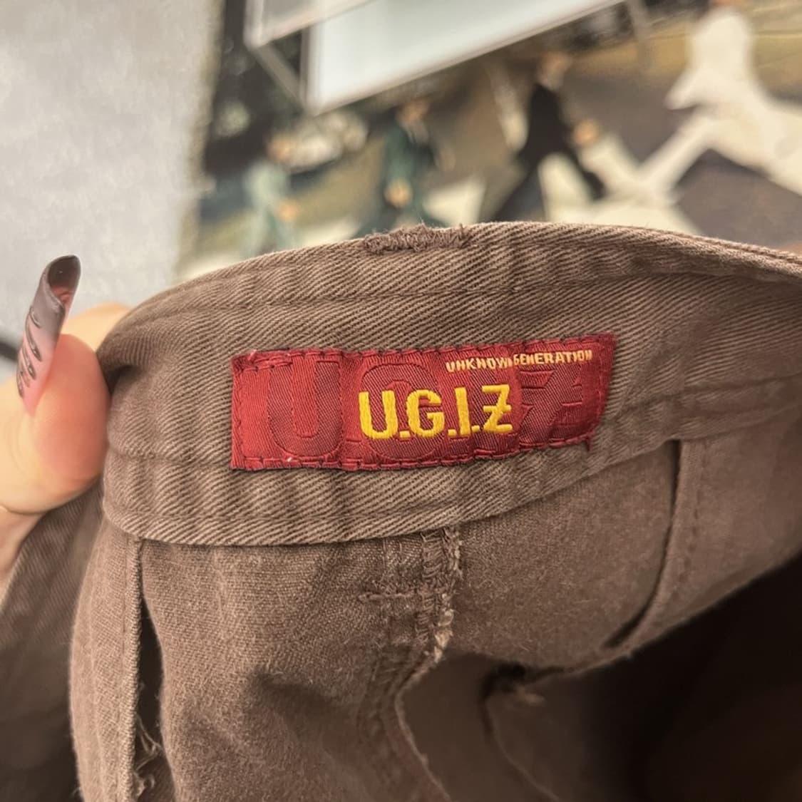 UGIZ 빈티지 캐주얼 밀리터리 사파리 카고팬츠 33인치 C11965 상품이미지6