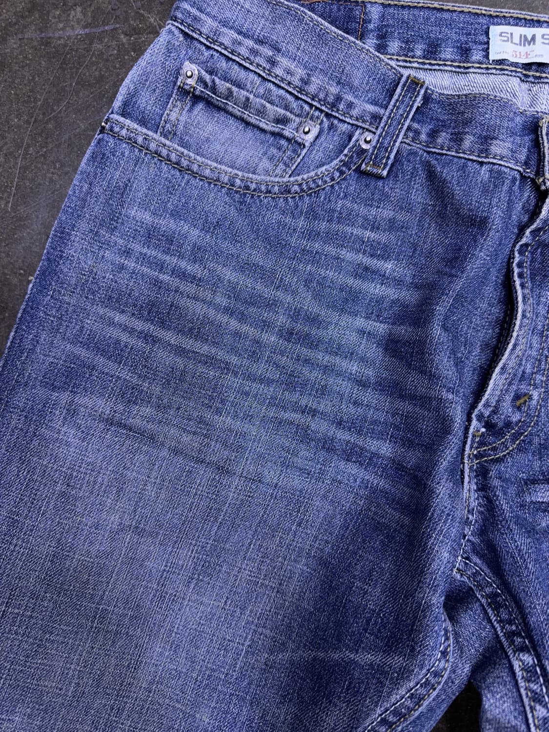 리바이스 514 00's 슬림 스트레이트핏 빈티지 워싱 데님팬츠 33 상품이미지4