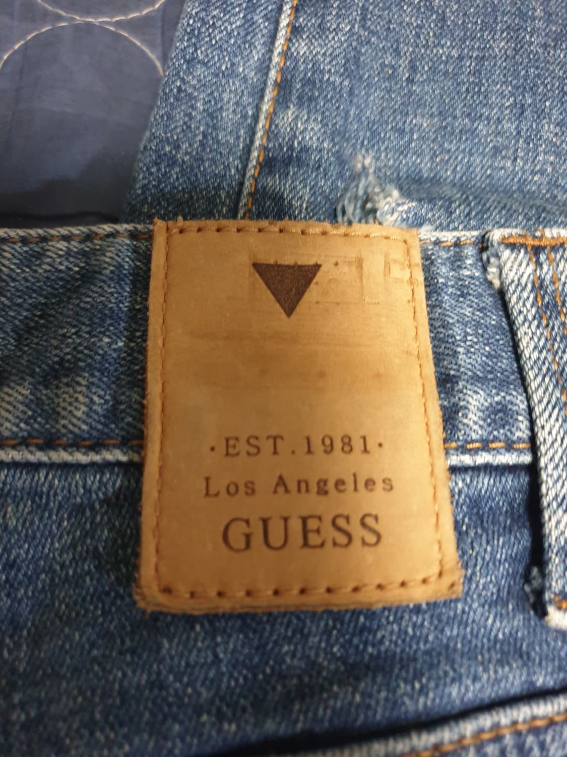 (빈티지) 게스 10s 익스트림 스키니핏 스판 데님팬츠 찢청 (28) 상품이미지5