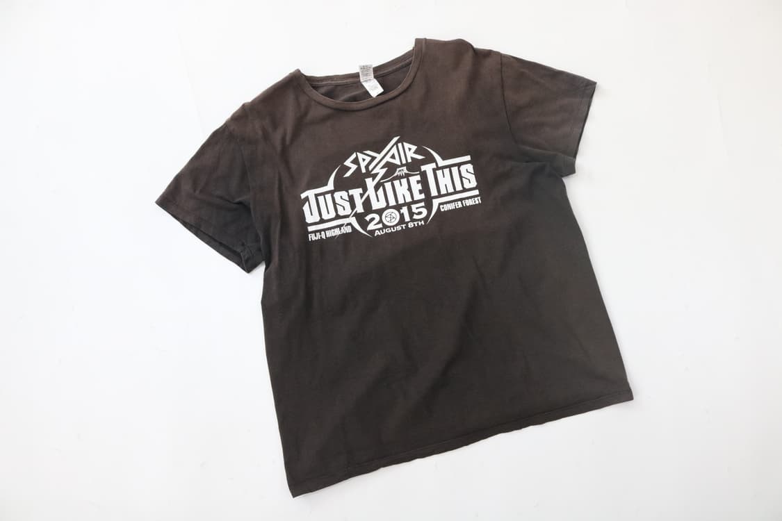 스파이에어 2015 JUST LIKE THIS 공식 굿즈 반팔티셔츠 (L 상품이미지2