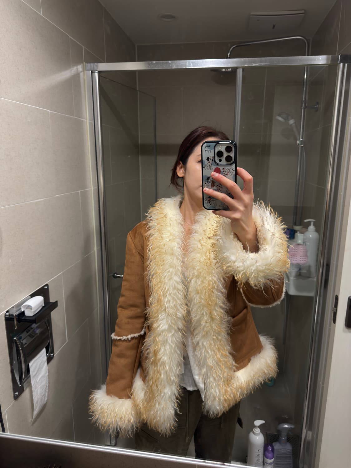 [착샷] 인스턴트펑크 에코퍼 무스탕 새상품 상품이미지10