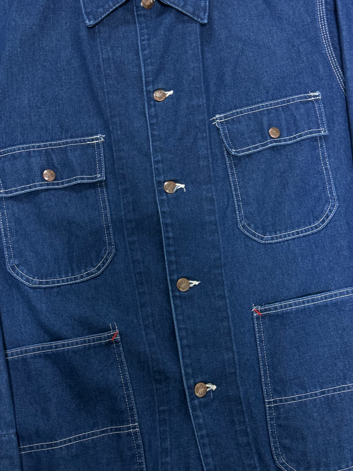 70s Big mac denim chore jacket 46size 상품이미지2