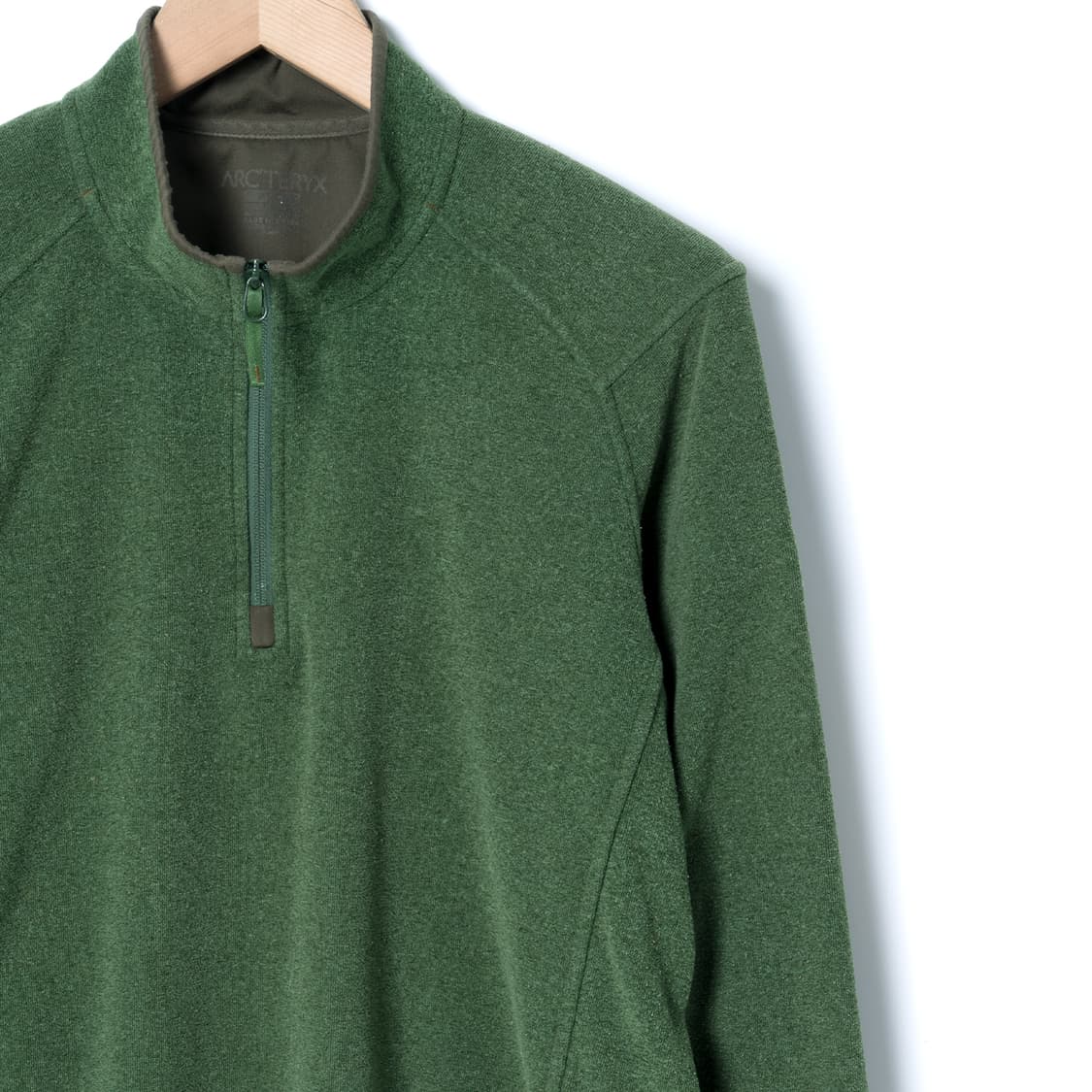 [M] 아크테릭스 엔도콘 쿼터 집 플리스 풀오버 그린 상품이미지3