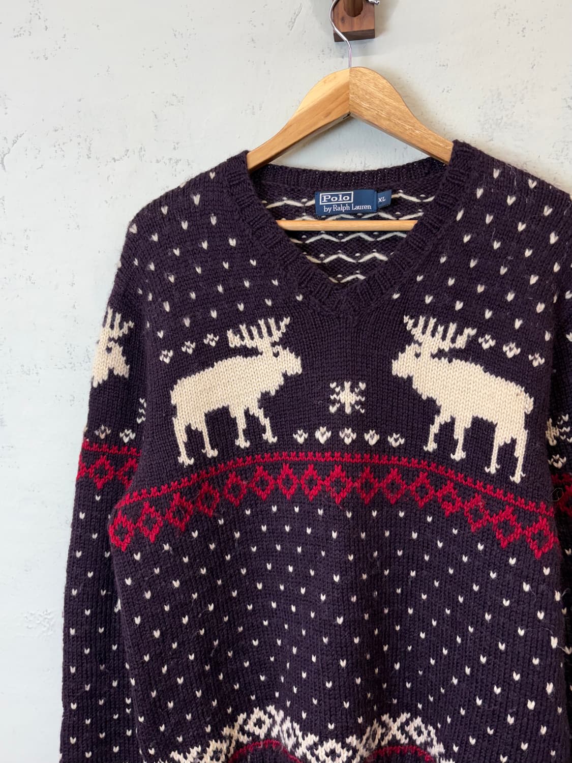 폴로랄프로렌 빈티지 노르딕패턴 울 니트 상품이미지5