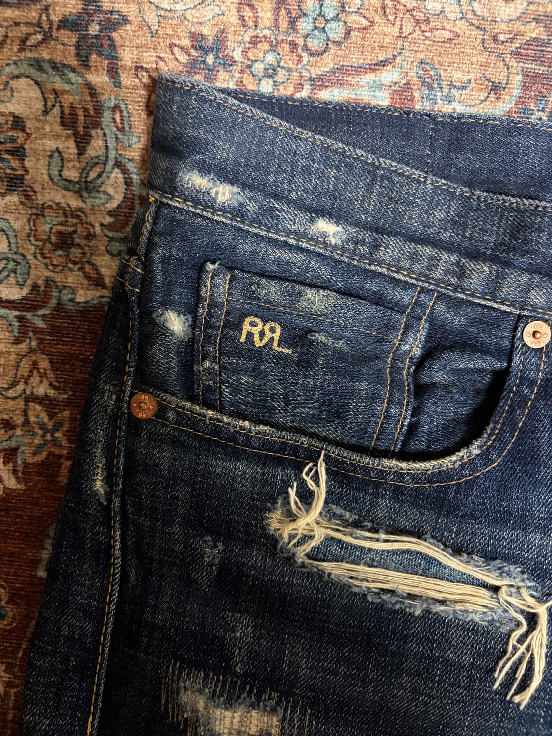 더블알엘 빈티지5포켓 섬터 진 31X30 상품이미지2