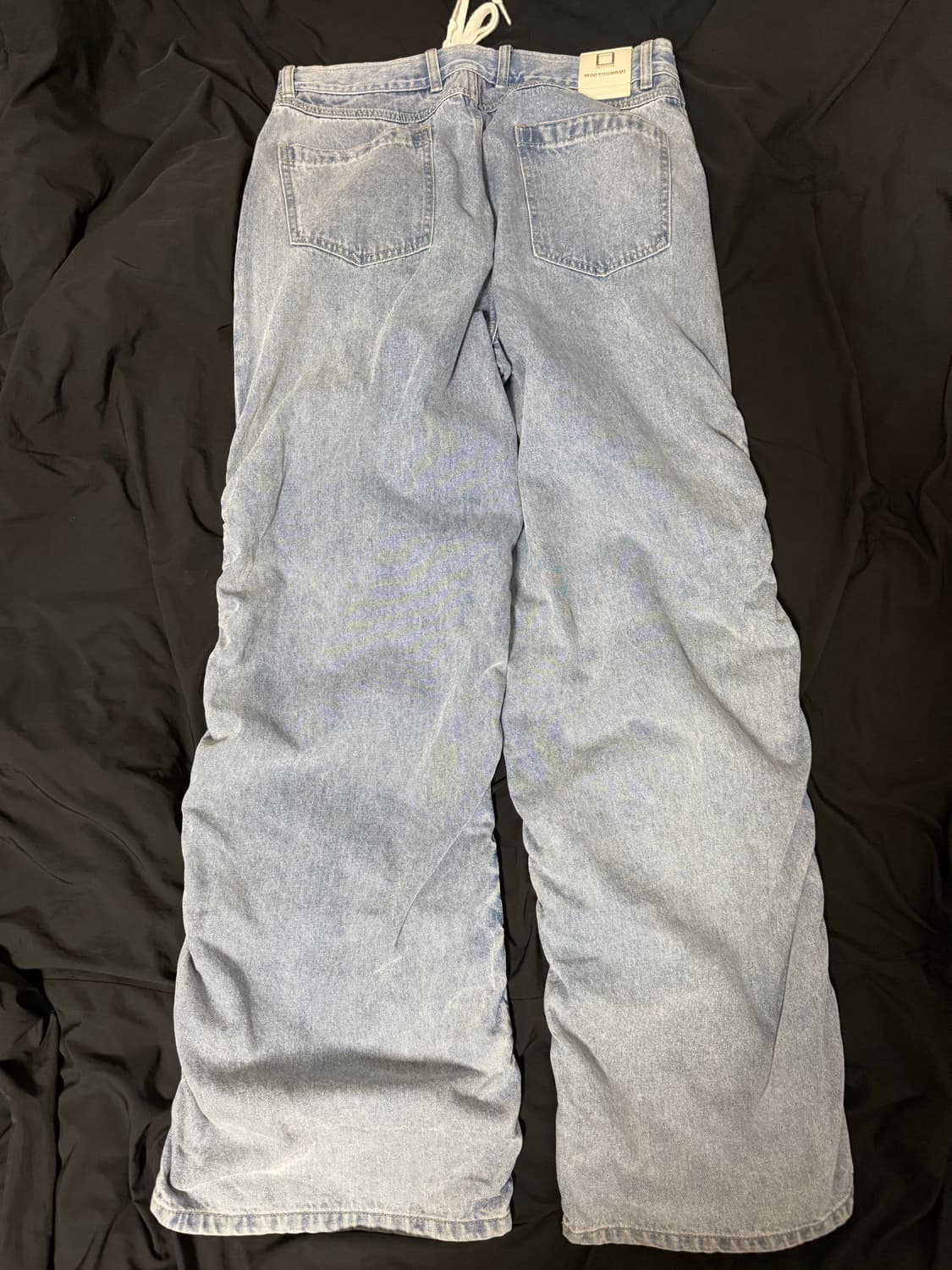 우영미 셔링 데님 팬츠 상품이미지4