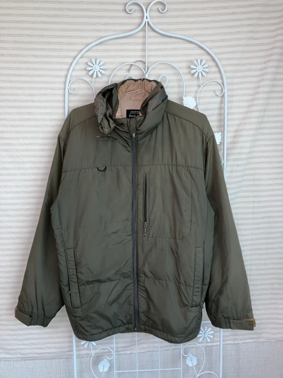 빈티지 카키 패딩 y2k 스트릿 갸루 펑키 일본빈티지517  상품이미지1