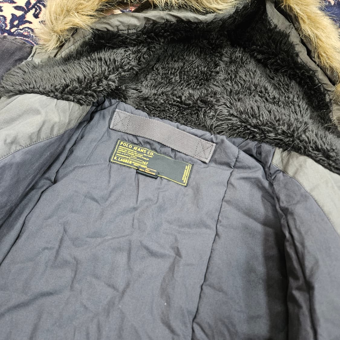 폴로랄프로렌 빈티지 라쿤퍼 유틸리티 야상 점퍼  상품이미지6