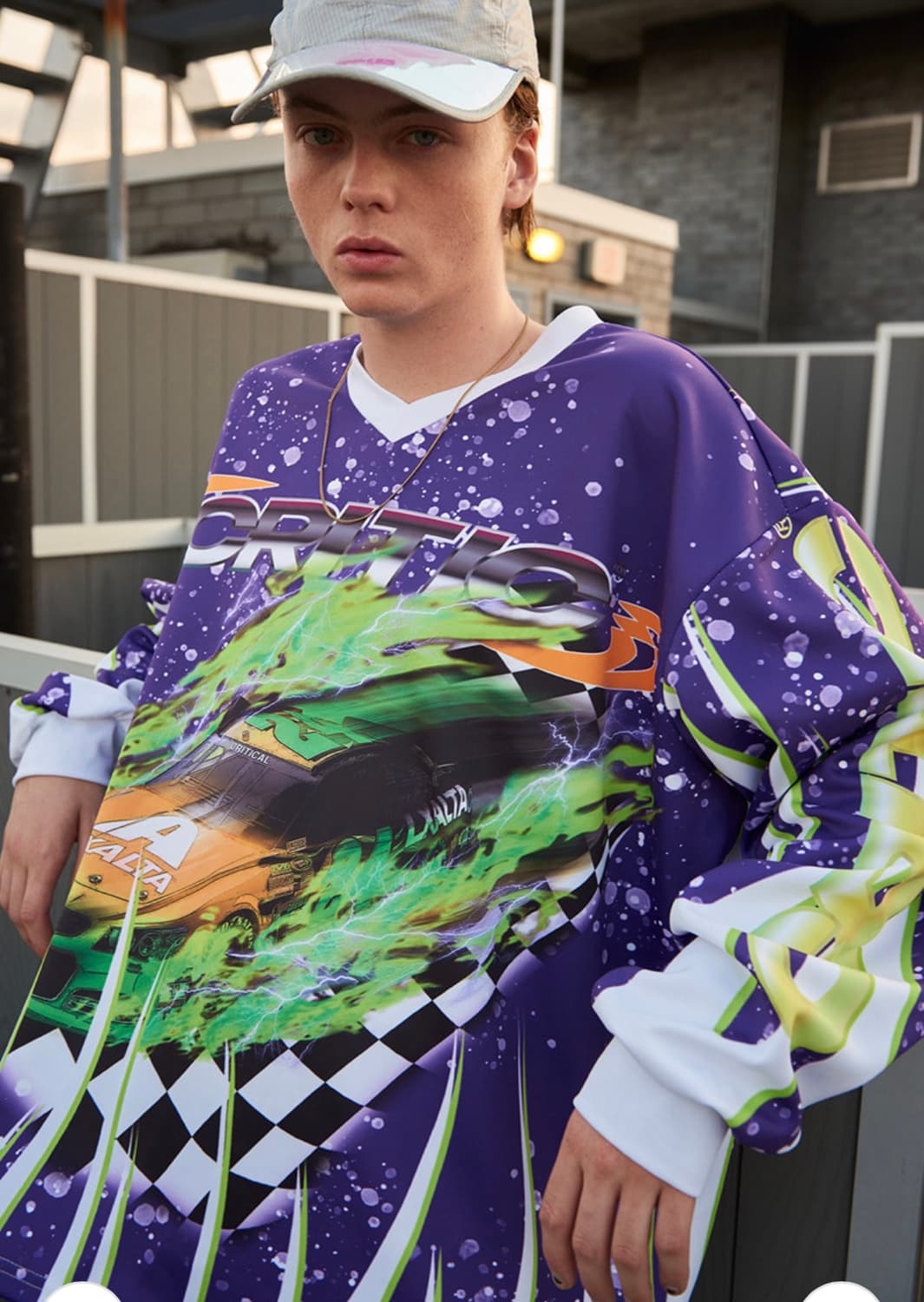 급처 크리틱 레이싱 긴팔 티셔츠 L 판매 상품이미지1