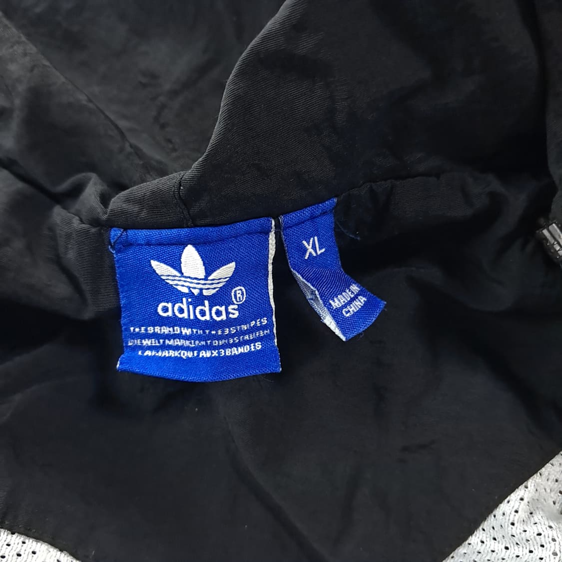 CK164 L 아디다스 00s 아디브레이크 빅로고 블랙 후드 자켓 상품이미지3