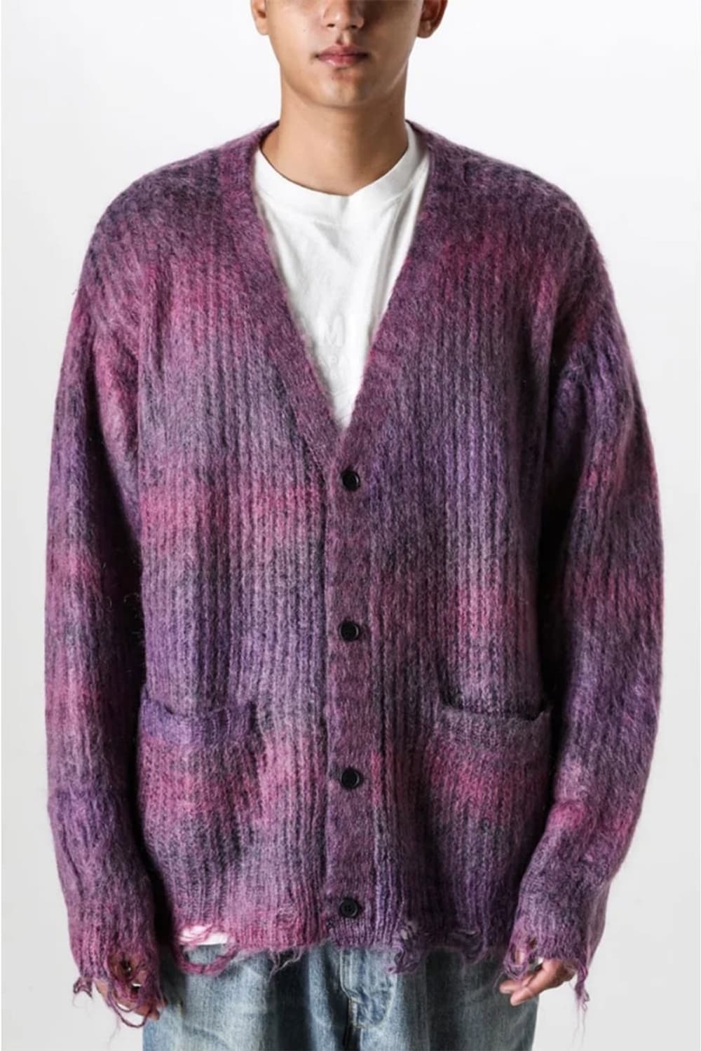 M) KAMIYA 모헤어 가디건 상품이미지1