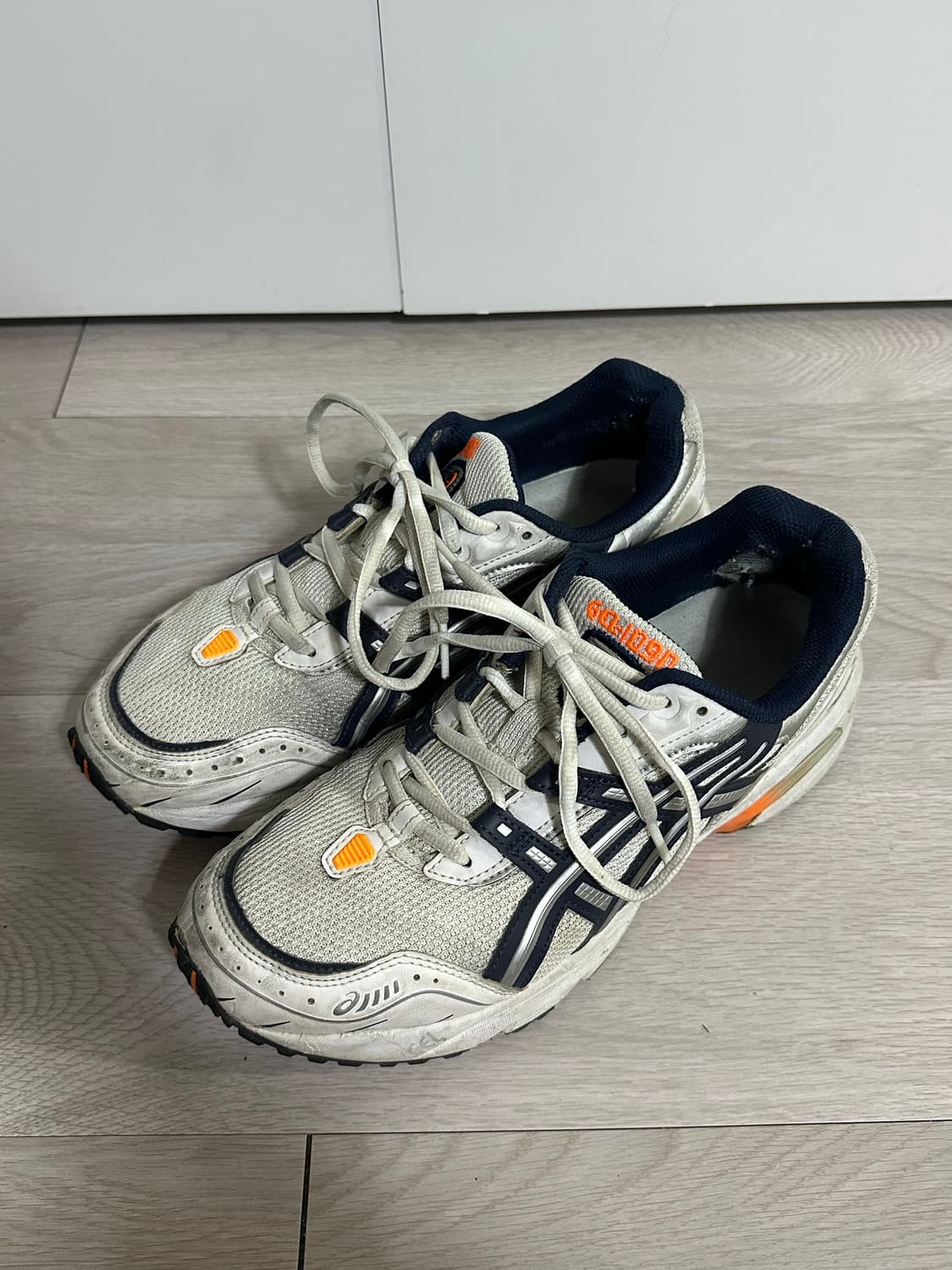 아식스 Asics 젤 1090 화이트 미드나잇 270 상품이미지6