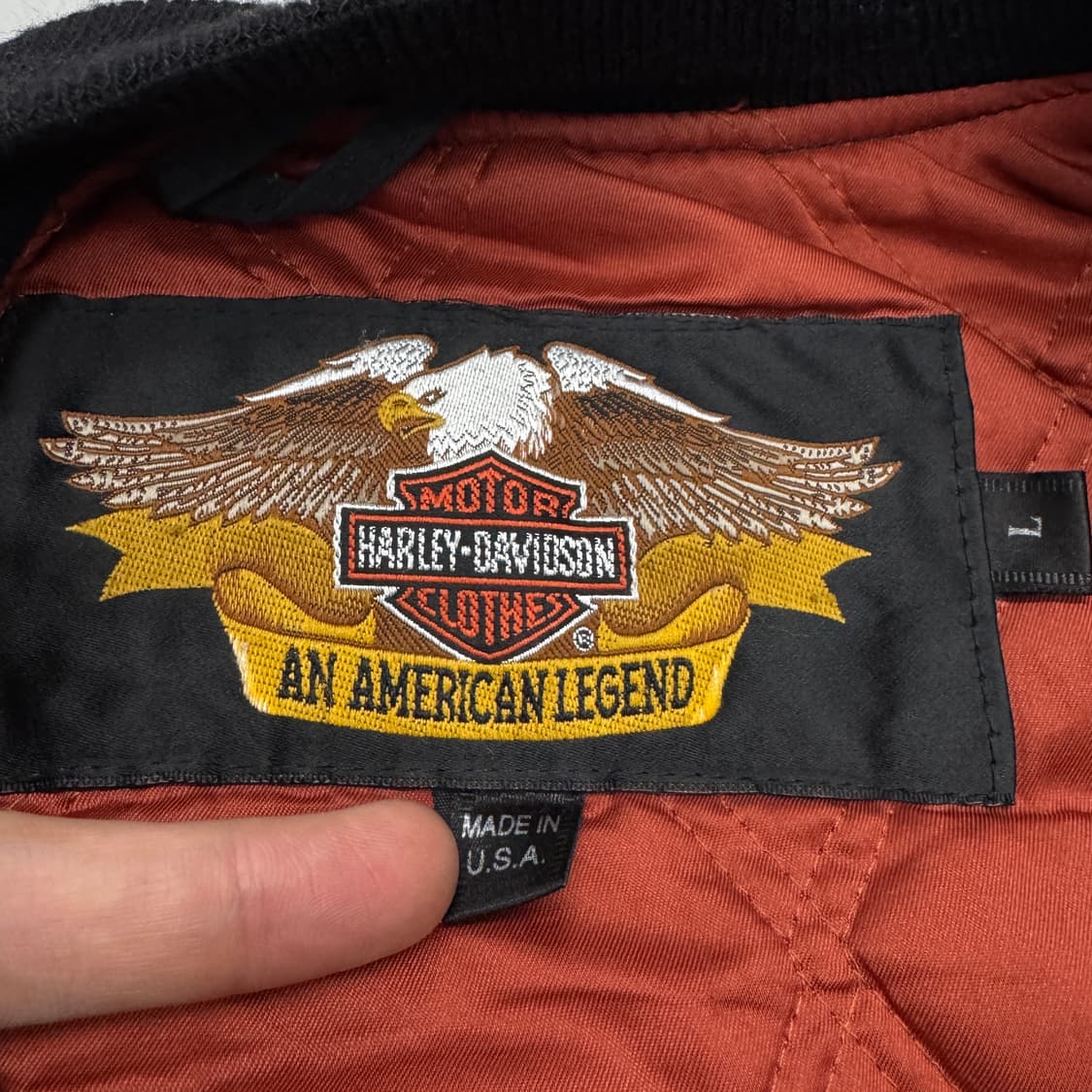 할리데이비슨 MA-1 항공 자켓 블랙 상품이미지6