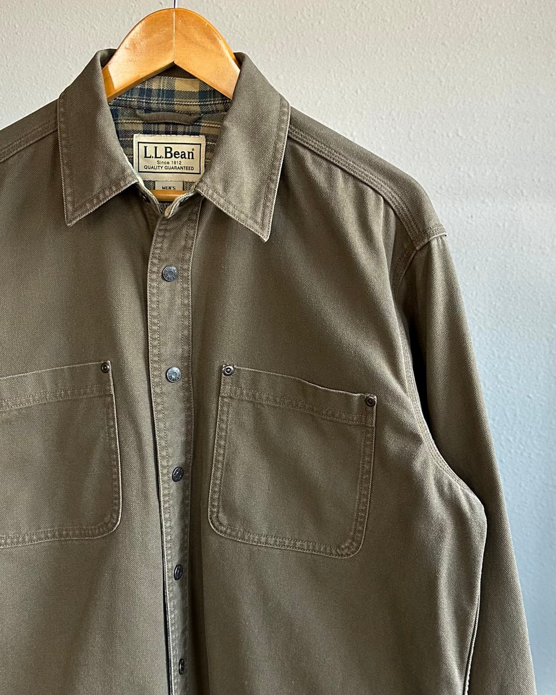 [L]엘엘빈 L.L.Bean 캔버스 블랭크 워크 셔츠 자켓 상품이미지3