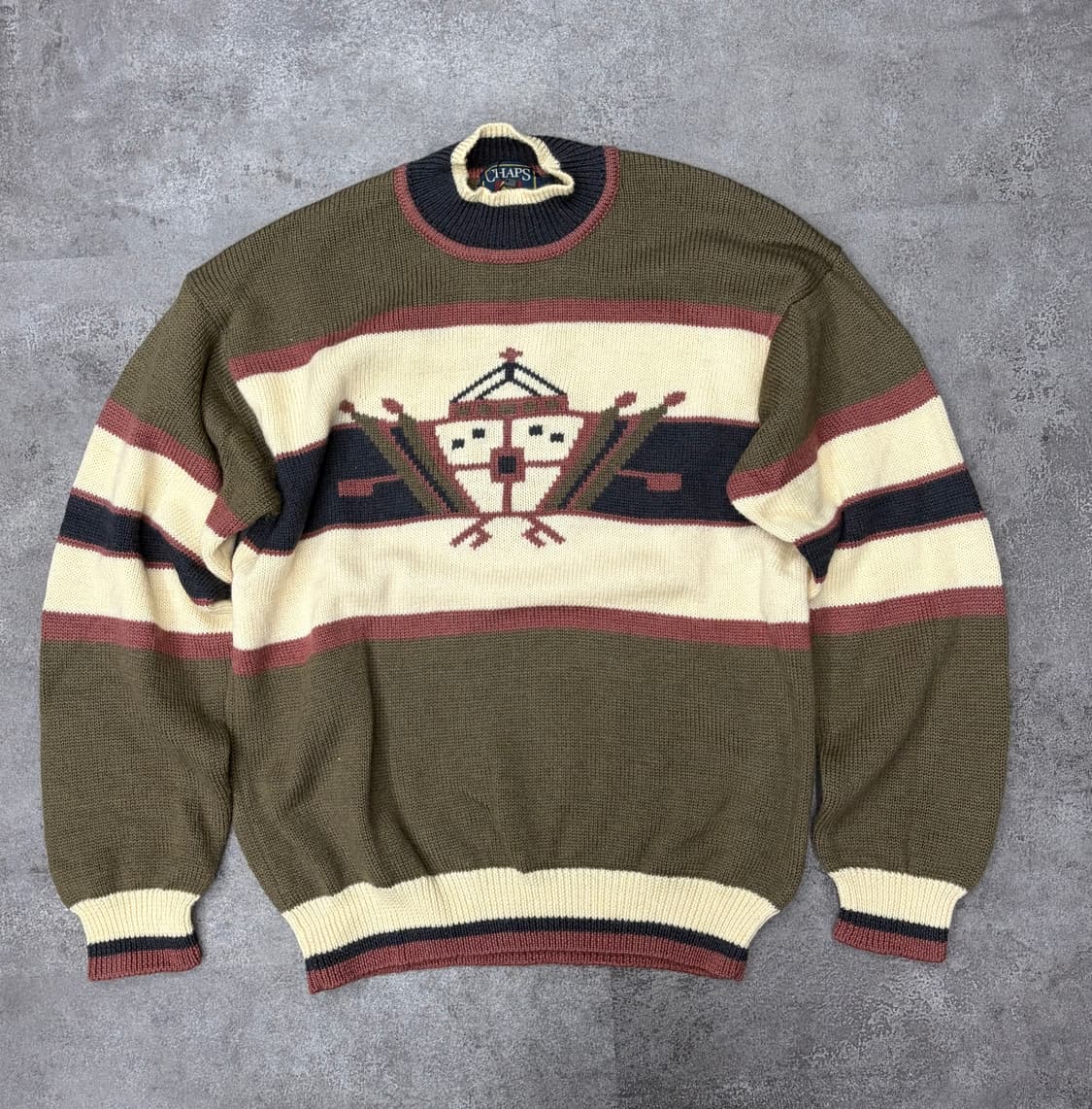 90s 챕스 랄프로렌 패턴 니트 스웨터 상품이미지1