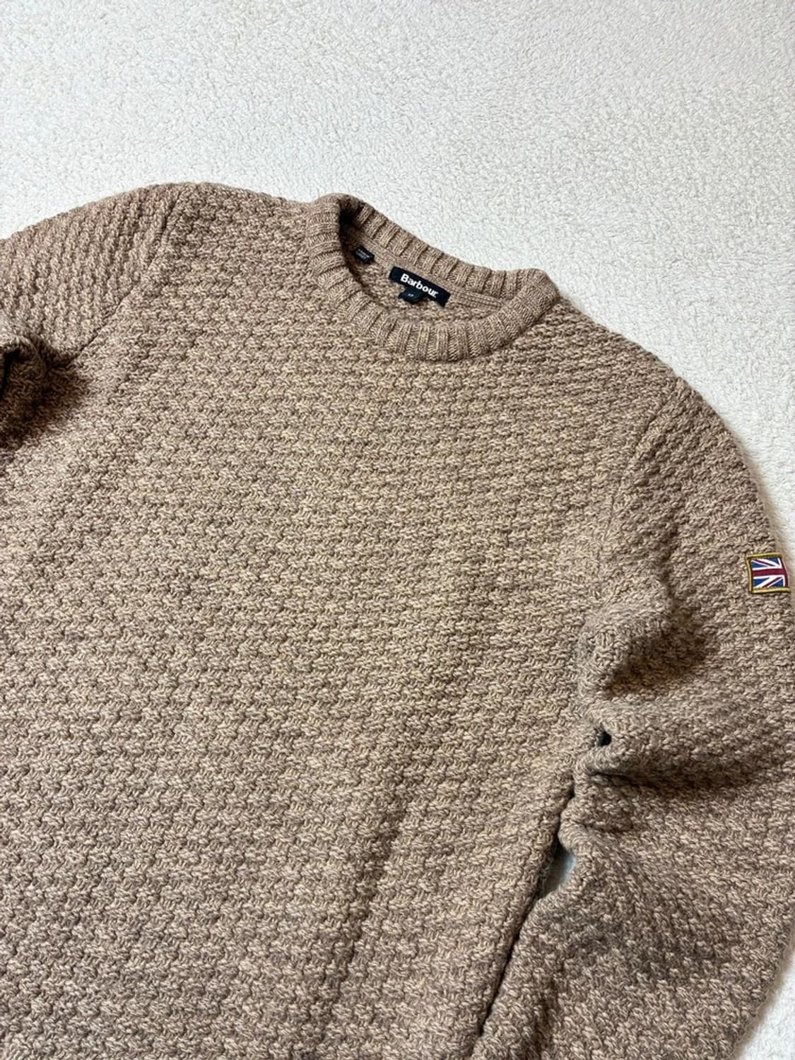 바버 Barbour 100% 램스울 와플 스웨터 니트 PN7351 상품이미지2