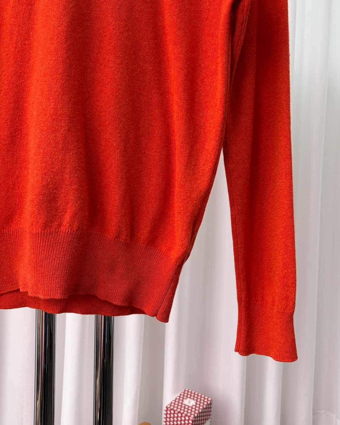 [M]폴로 랄프로렌 오렌지 브이넥 니트 상품이미지5
