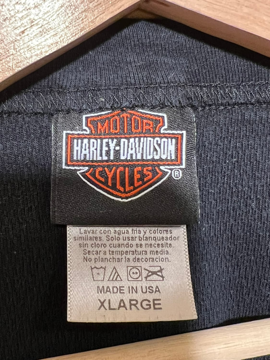 [XL] 할리데이비슨 USA 빈티지 써멀 와플 맨투맨 스웻셔츠 상품이미지9