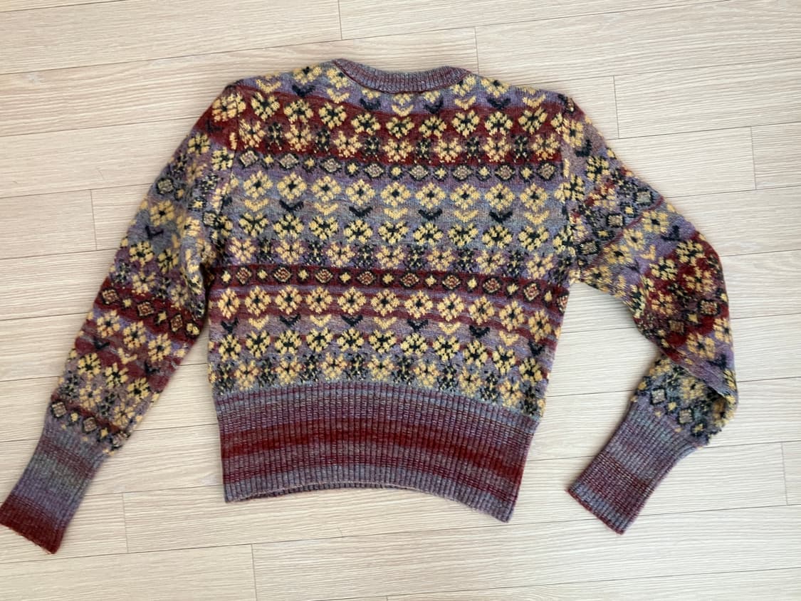 자라 패턴 니트 m사이즈 상품이미지2