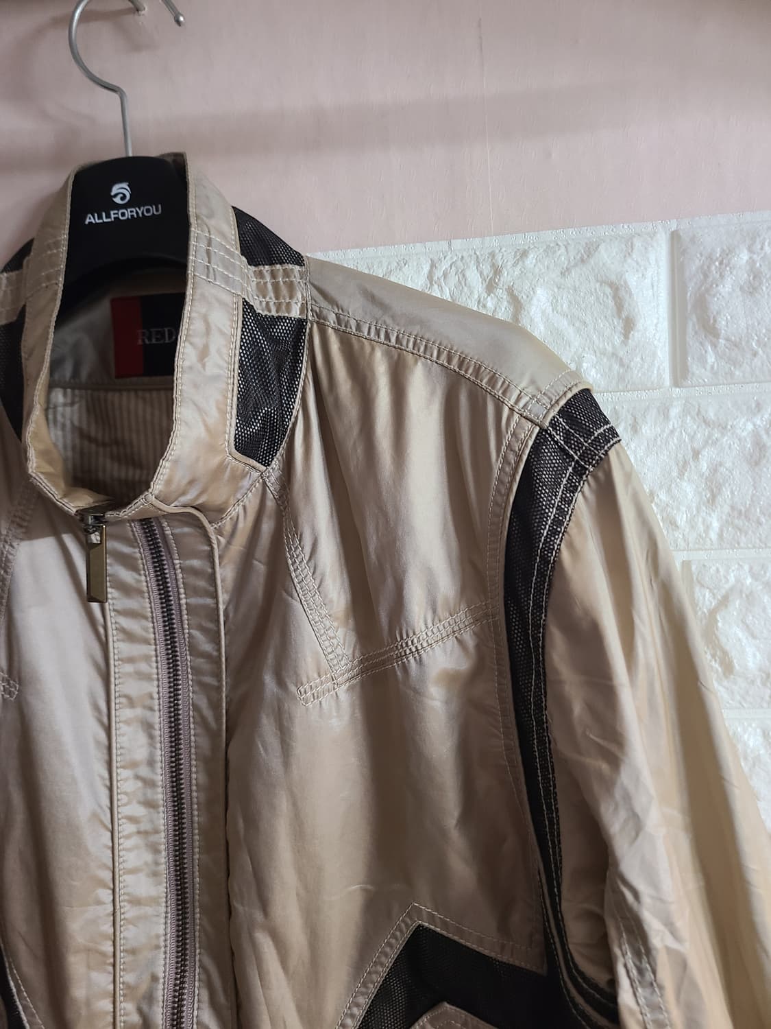 REDOX 남성 봄버 자켓 베이지 상품이미지3