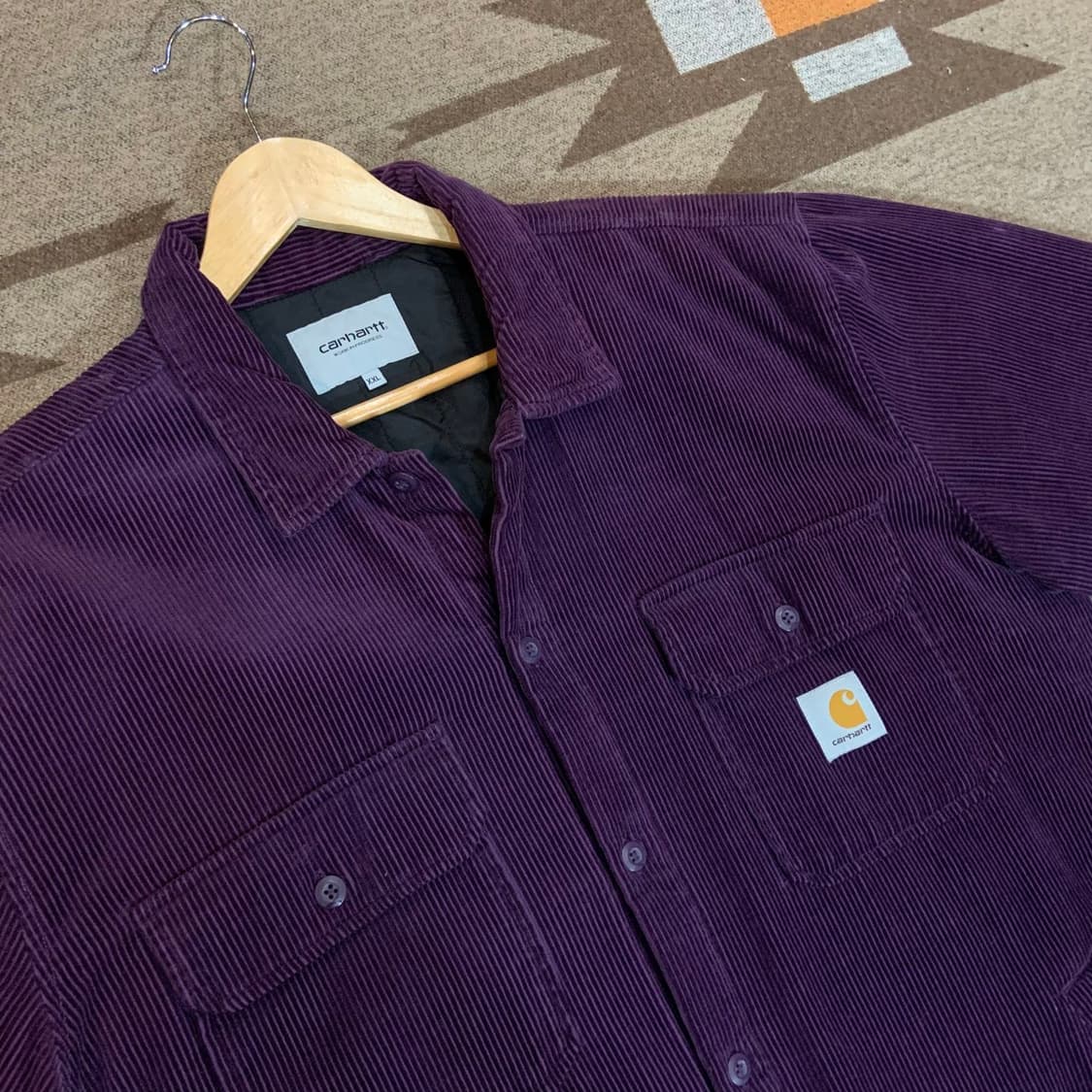 칼하트 코듀로이 위드썸 자켓 XXL 칸예 상품이미지2