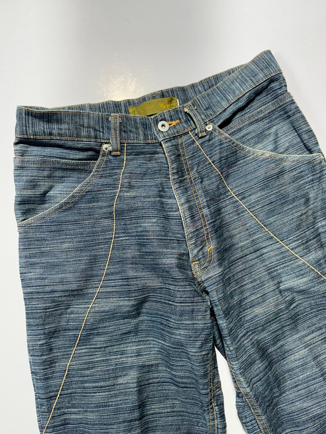 JPN 라인 디테일 데님 팬츠  상품이미지2